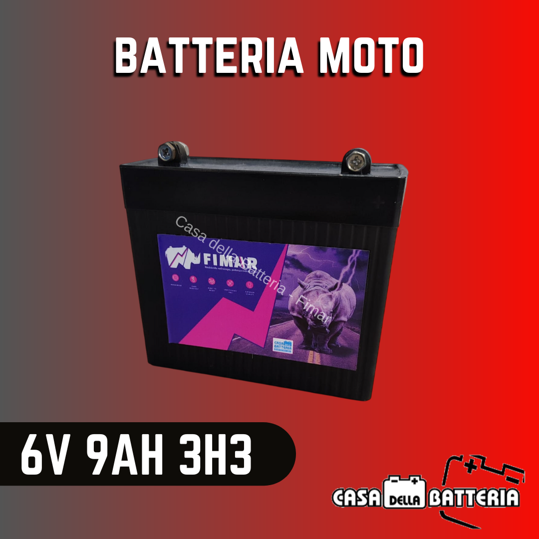 Batteria moto 3H3 sigillata agm Fimar