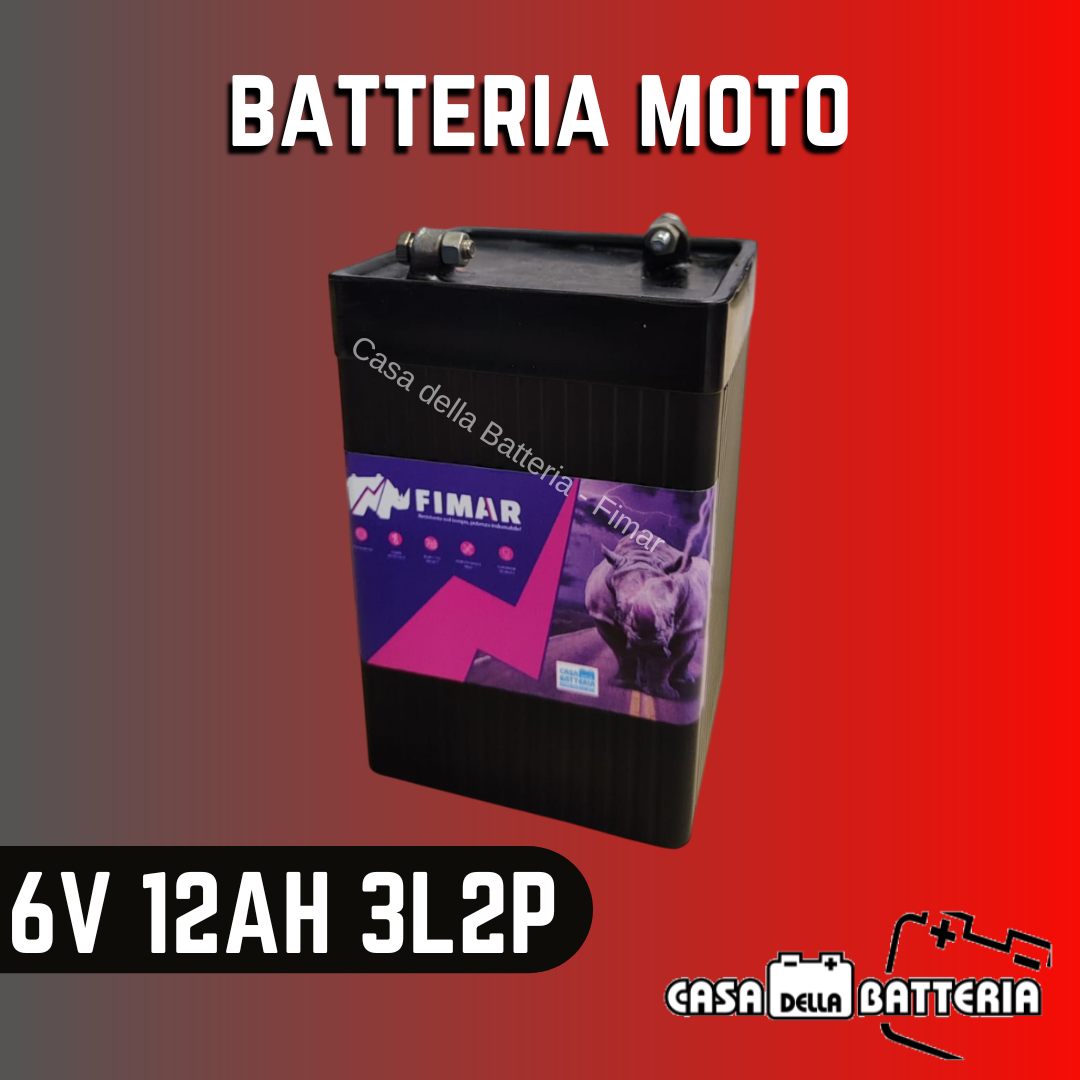 Batteria moto 3L2P sigillata agm Fimar