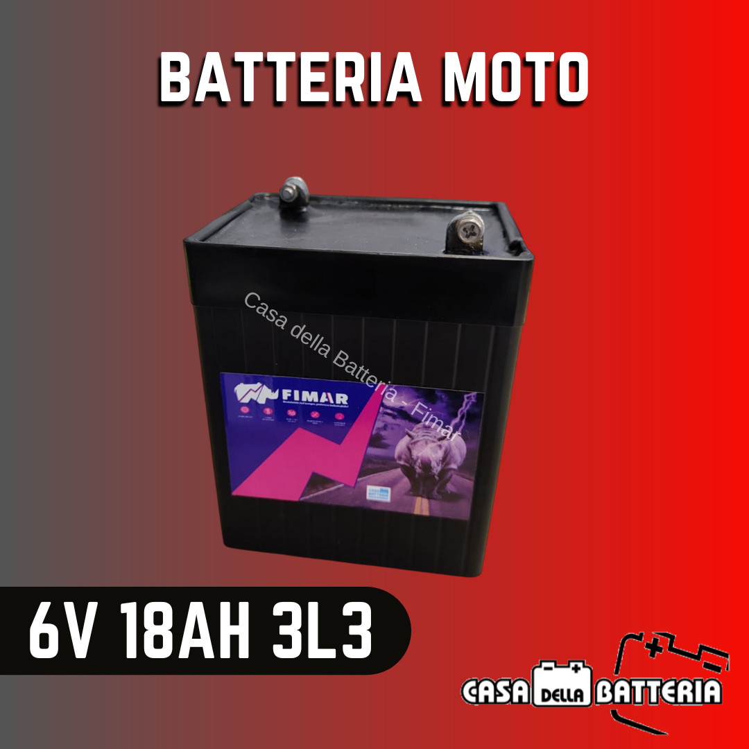 Batteria moto 3L3 sigillata agm Fimar