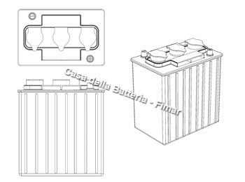 Batteria servizi/trazione 6V 240AH Fimar tubolare