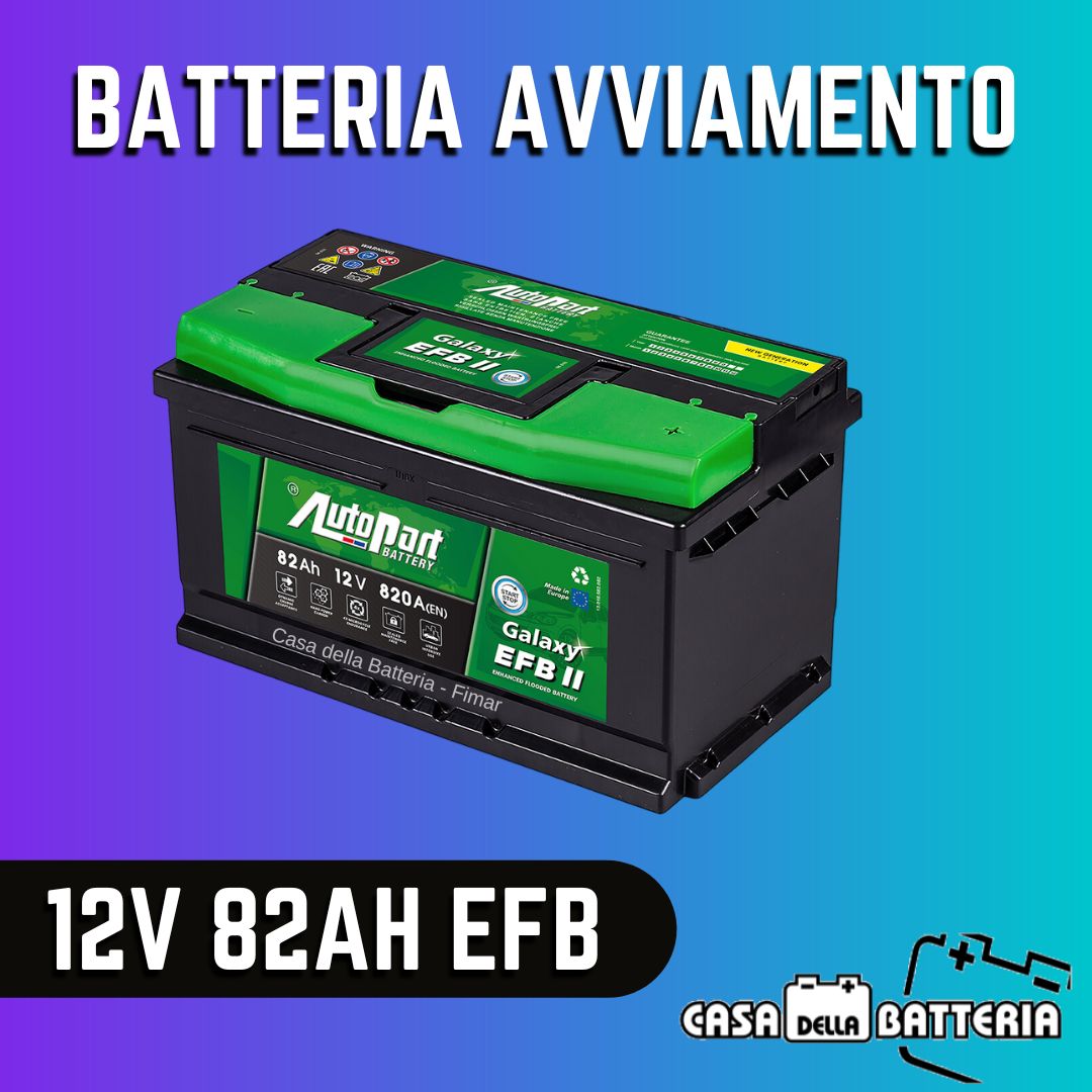 Batteria avviamento 82AH L4 DX Autopart EFB