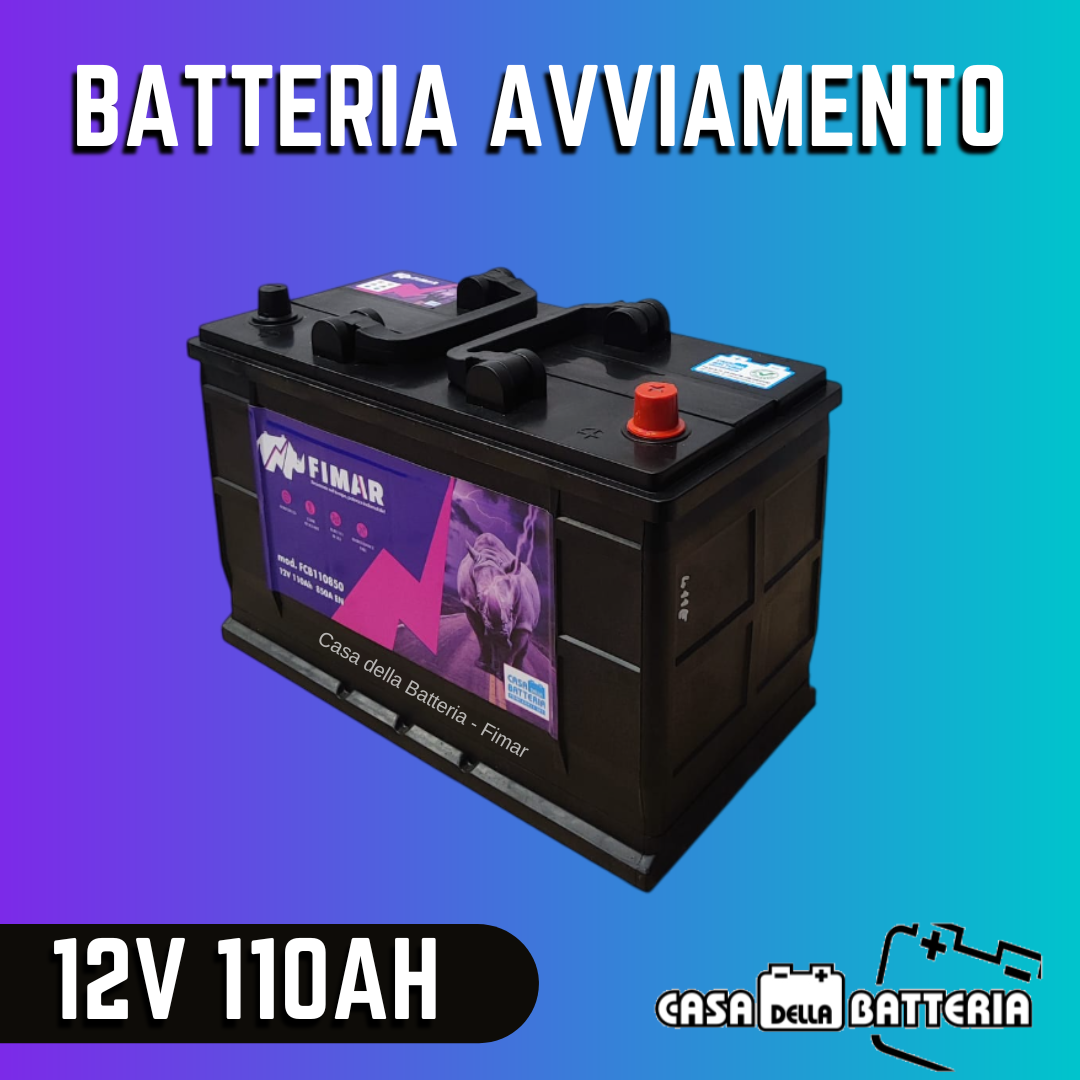 Batteria avviamento 110AH COMPACT DX Fimar