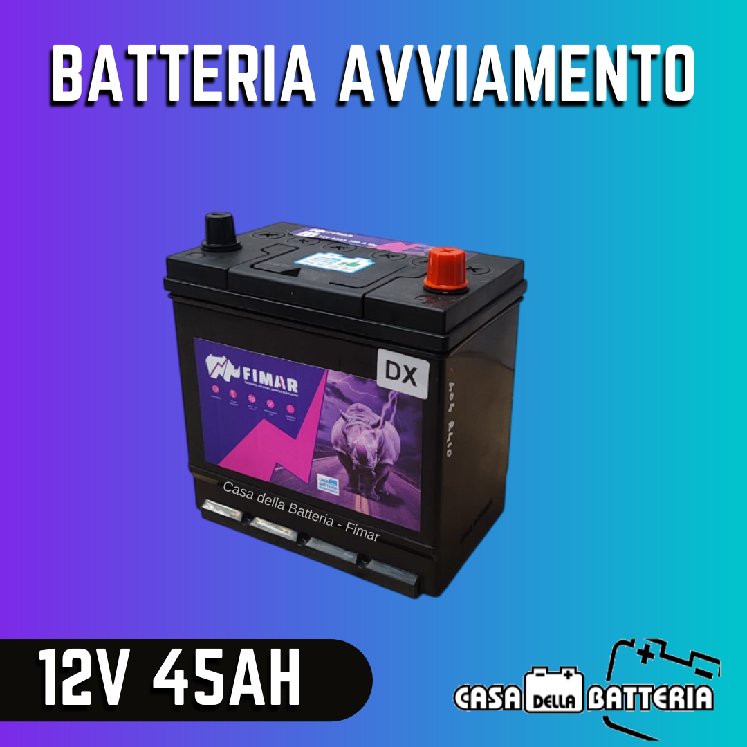 Batteria avviamento 45AH E2 DX Fimar