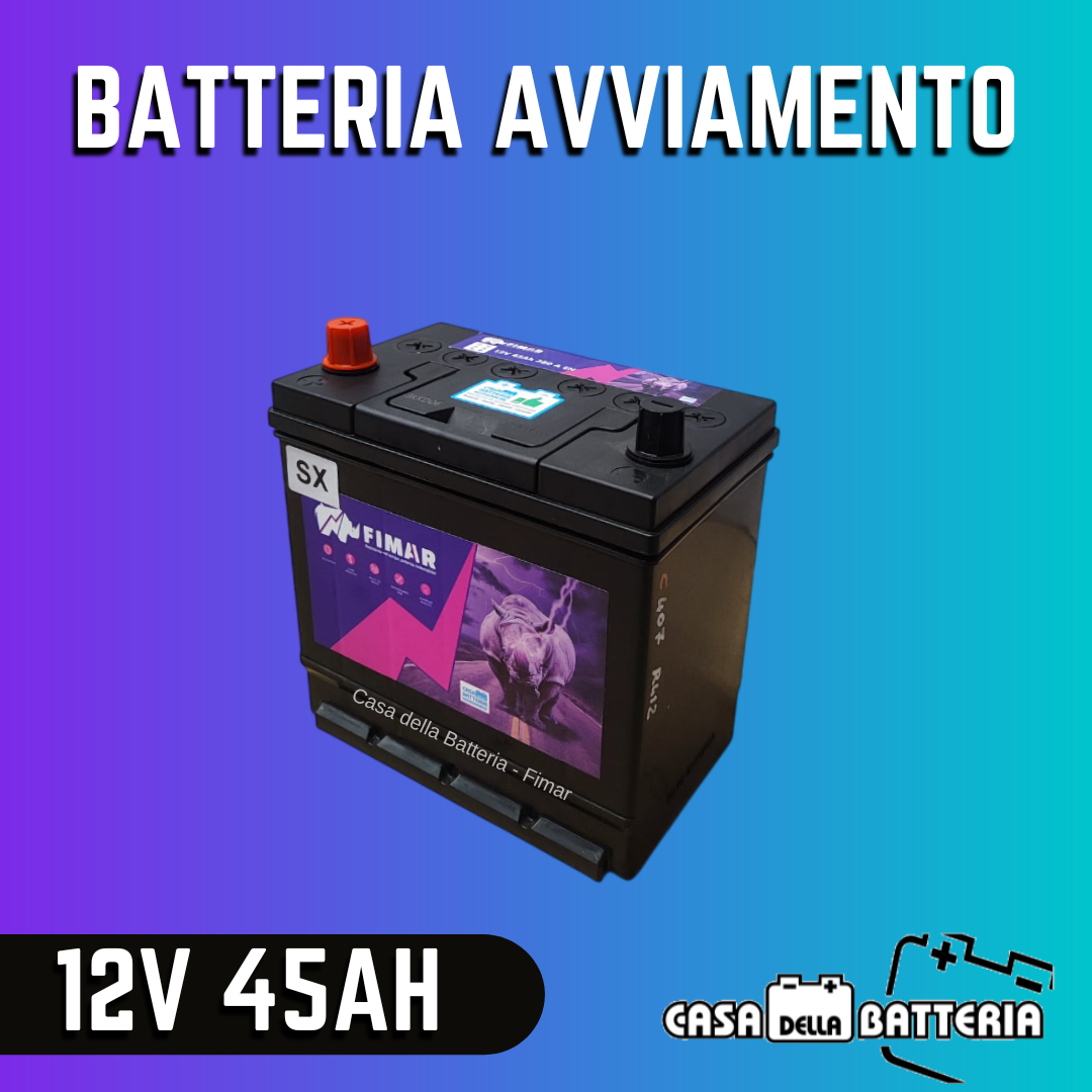 Batteria avviamento 45AH E2 SX Fimar