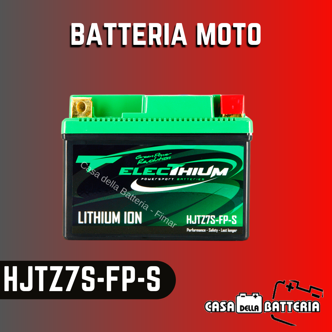 Batteria avviamento al litio Electhium HJTZ7S-FP-S