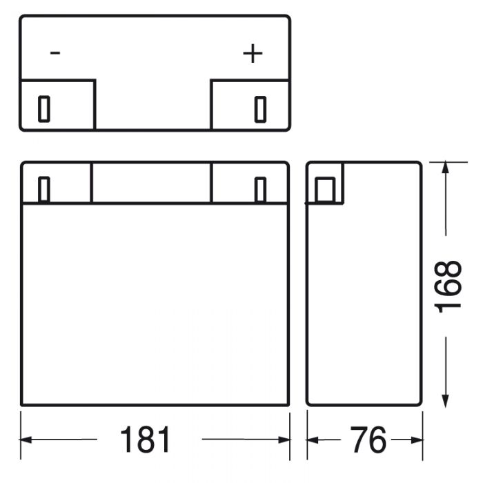 Batteria 12V 22AH Energy Safe Starter