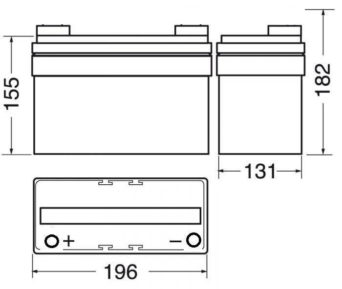 Batteria 12V 34AH Energy Safe Deep Cycle