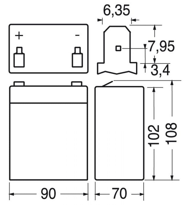 Batteria 12V 5AH Energy Safe