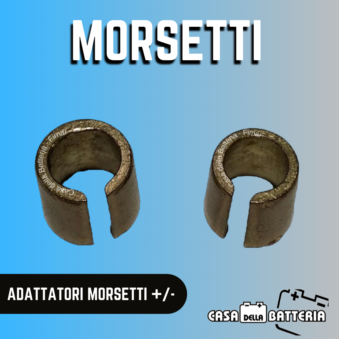 COPPIA ADATTATORI DA POLO PICCOLO A POLO STANDARD