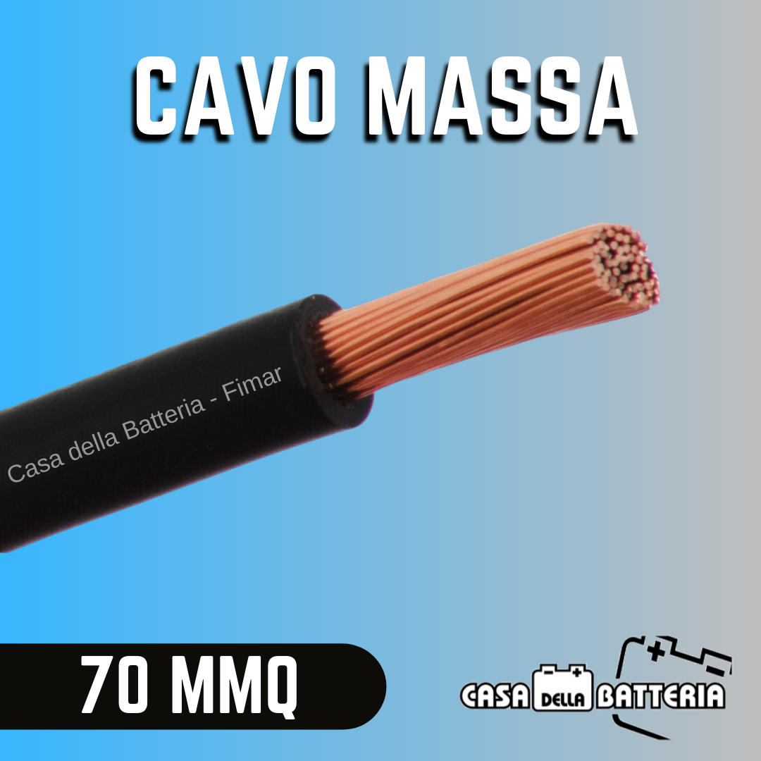 CAVO MASSA NERO SEZ. 70 mmq.