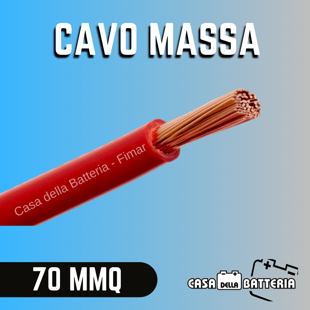 CAVO MASSA ROSSO SEZ. 70 mmq.