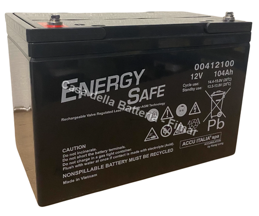 Batteria 12V 104AH Energy Safe