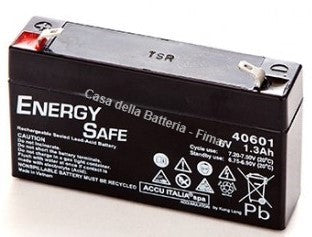 Batteria 6V 1,3AH Energy Safe