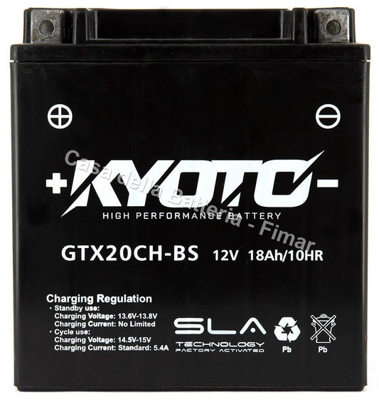 Batteria avviamento YTX20CH-BS Kyoto