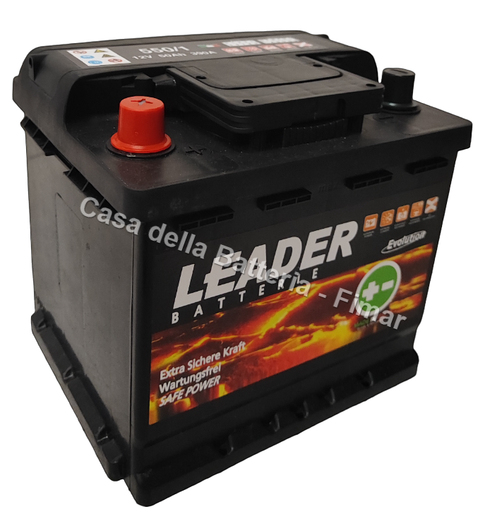 Batteria avviamento 50AH L1 SX Leader