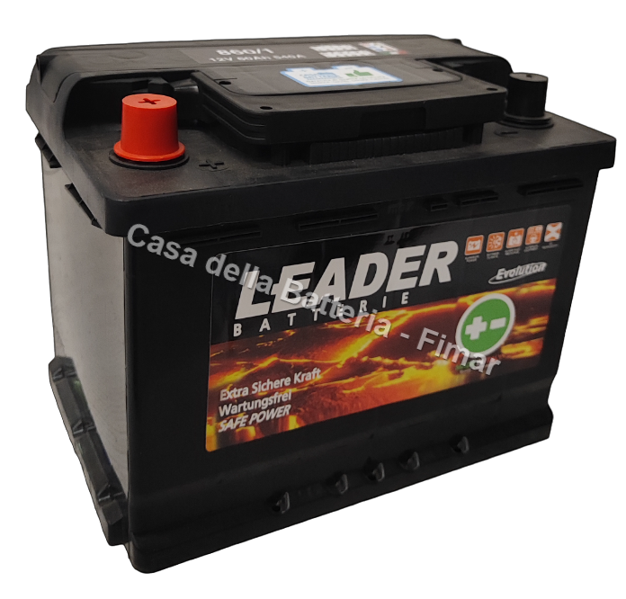 Batteria avviamento 60AH L2 SX Leader