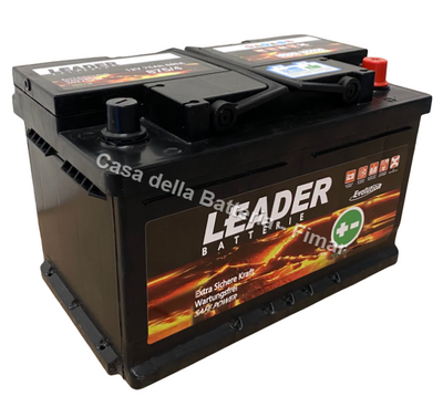 Batteria avviamento 75AH L3B DX Leader ribassata