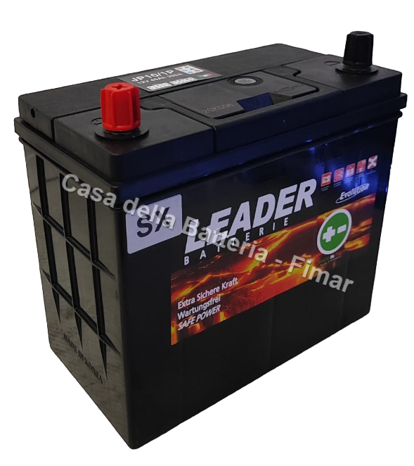 Batteria avviamento 45AH NS60 SX Leader sigillata japan poli piccoli