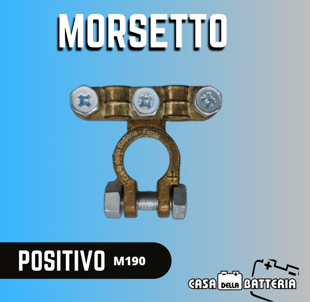 MORSETTO BATTERIA POSITIVO MOD. M190