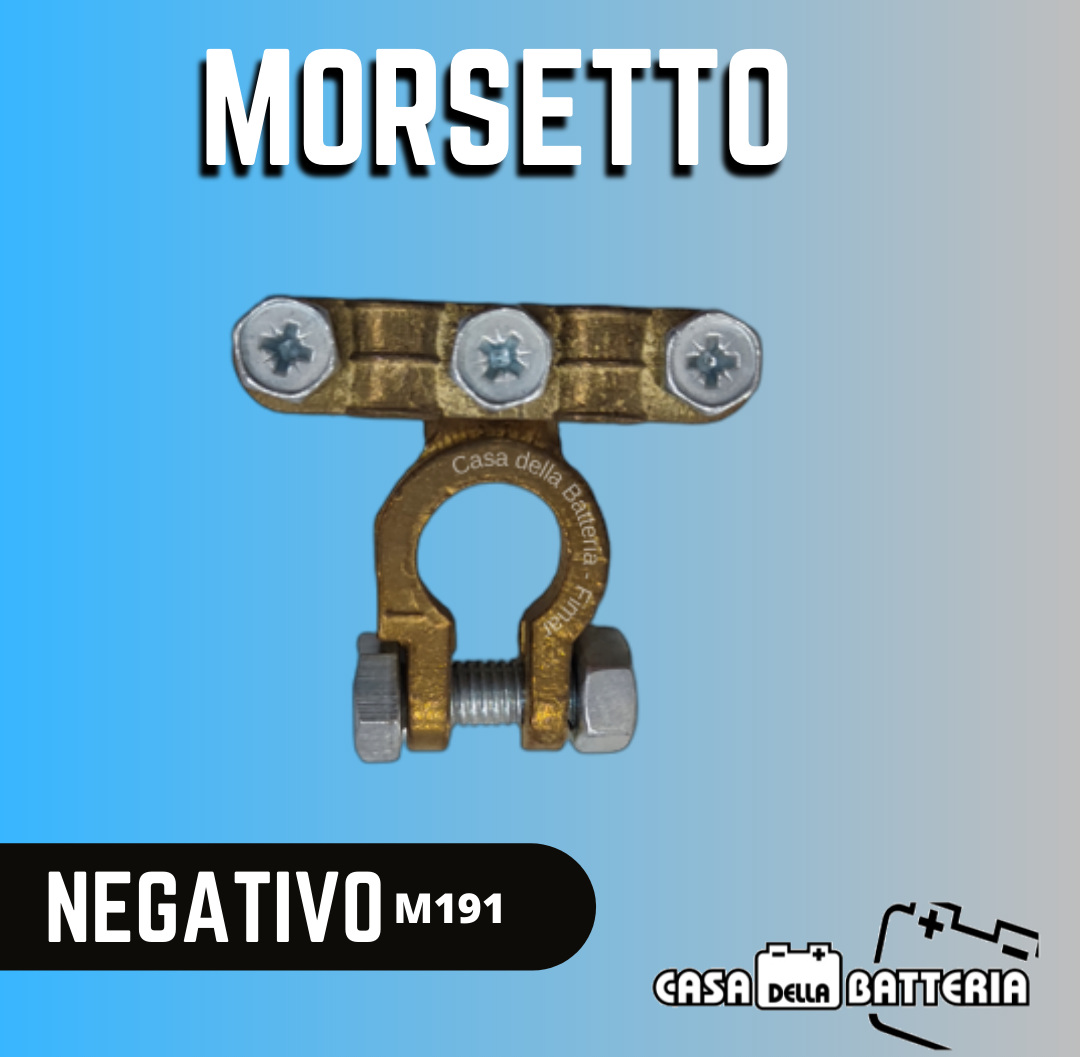 MORSETTO BATTERIA NEGATIVO MOD. M191
