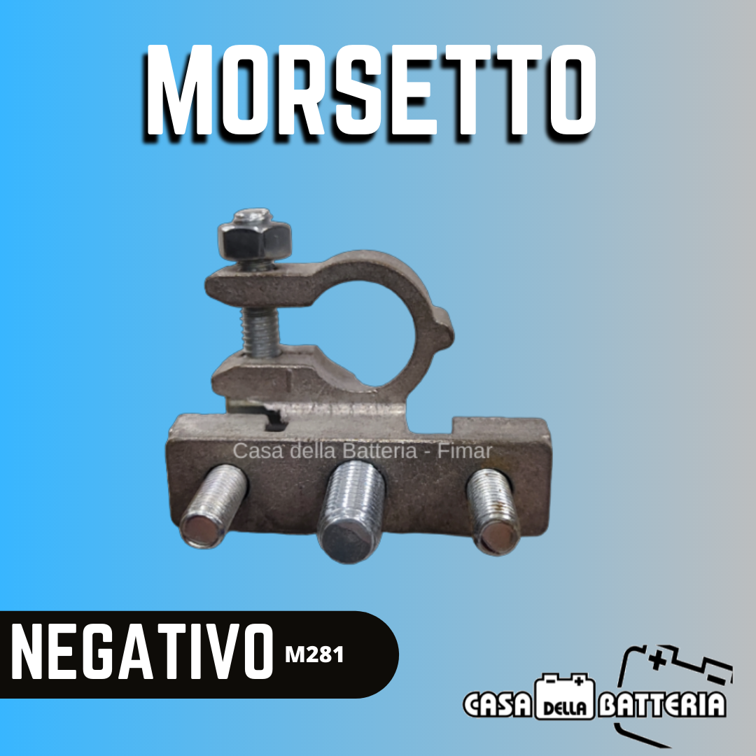 MORSETTO BATTERIA NEGATIVO MOD. M281