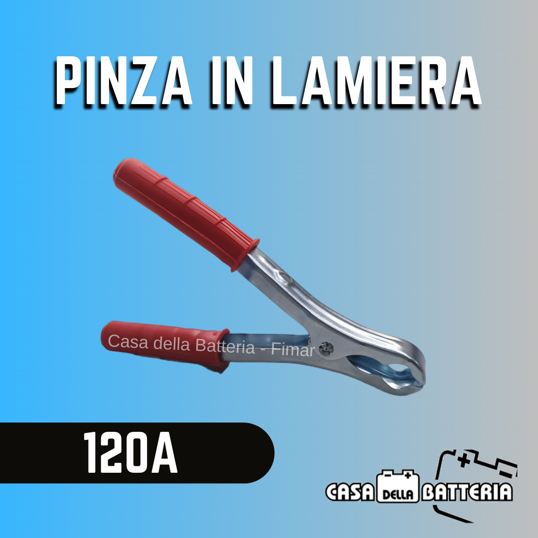PINZA LAMIERA 120A ROSSA