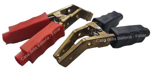 CAVI AVVIAMENTO 700A SEZ. 35mmq LUNGHEZZA 4mt PINZA OTTONE PIEGATA