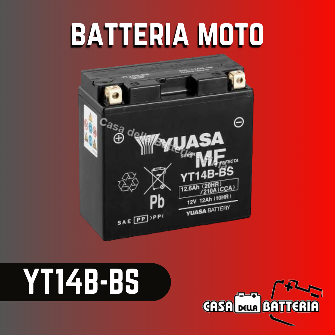 Batteria avviamento YT14B-BS Yuasa
