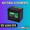 Batteria avviamento 65AH D23 DX Autopart EFB