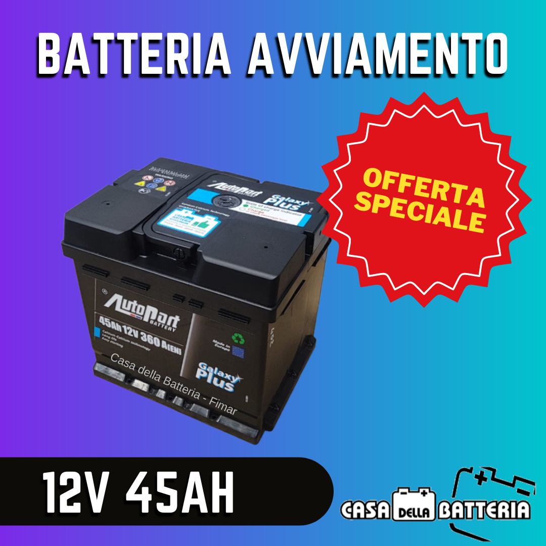 Batteria avviamento 50AH L1B DX Leader ribassata - fimarshop