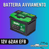 Batteria avviamento 62AH L2 DX Autopart EFB
