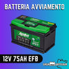 Batteria avviamento 75AH L4B DX Autopart EFB ribassata
