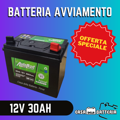 Batteria avviamento 30AH DX Autopart Galaxy Garden