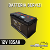 Batteria servizi/trazione 12V 105AH DX Energy Safe piastra piana