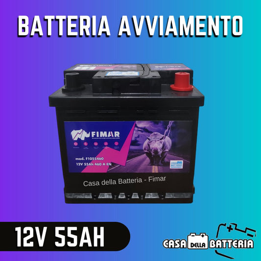 Batteria avviamento 55AH L1 DX Fimar
