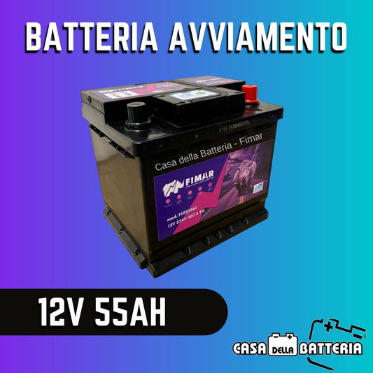 Batteria avviamento 55AH L1 DX Fimar