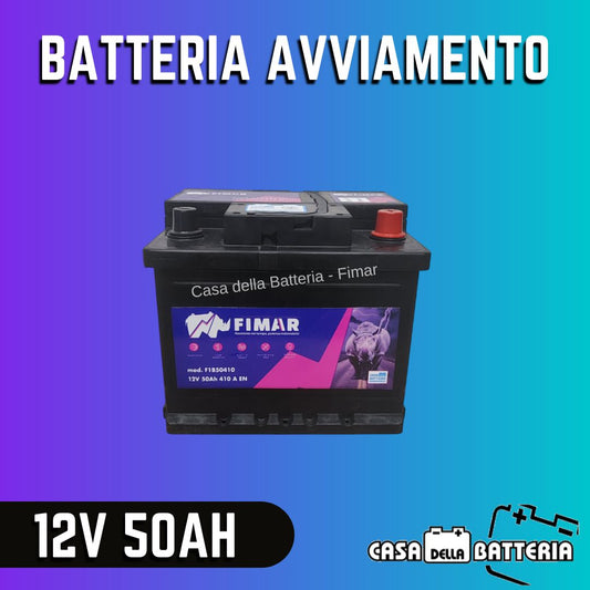 Batteria avviamento 50AH L1B DX Fimar ribassata