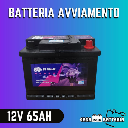 Batteria avviamento 65AH L2 DX Fimar
