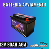 Batteria avviamento 80AH L4 DX Fimar AGM