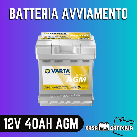 Batteria avviamento 40AH L0 DX Varta Dynamic AGM