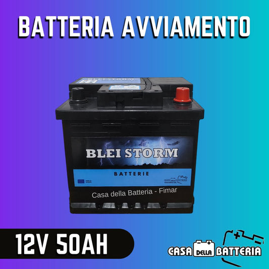 Batteria avviamento 50AH L1 DX Blei Storm