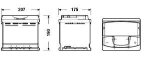 Batteria avviamento 55AH L1 DX Fimar EFB