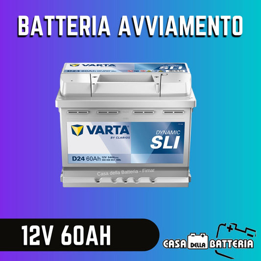 Batteria avviamento 60AH DX L2 Varta Dynamic SLI