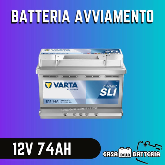 Batteria avviamento 74AH DX L3 Varta Dynamic SLI