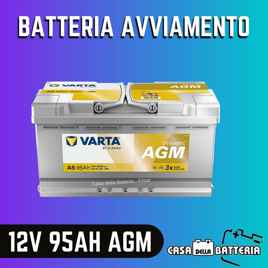 Batteria avviamento 95AH DX L5 Varta Dynamic AGM
