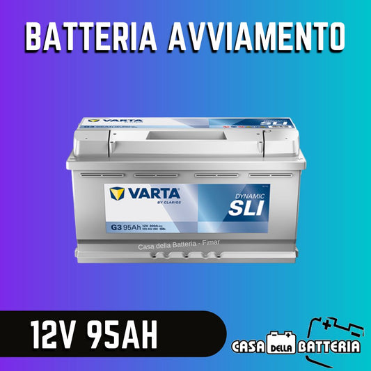 Batteria avviamento 95AH DX L5 Varta Dynamic SLI