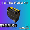 Batteria avviamento 45AH NS60 SX Yuasa ausiliaria