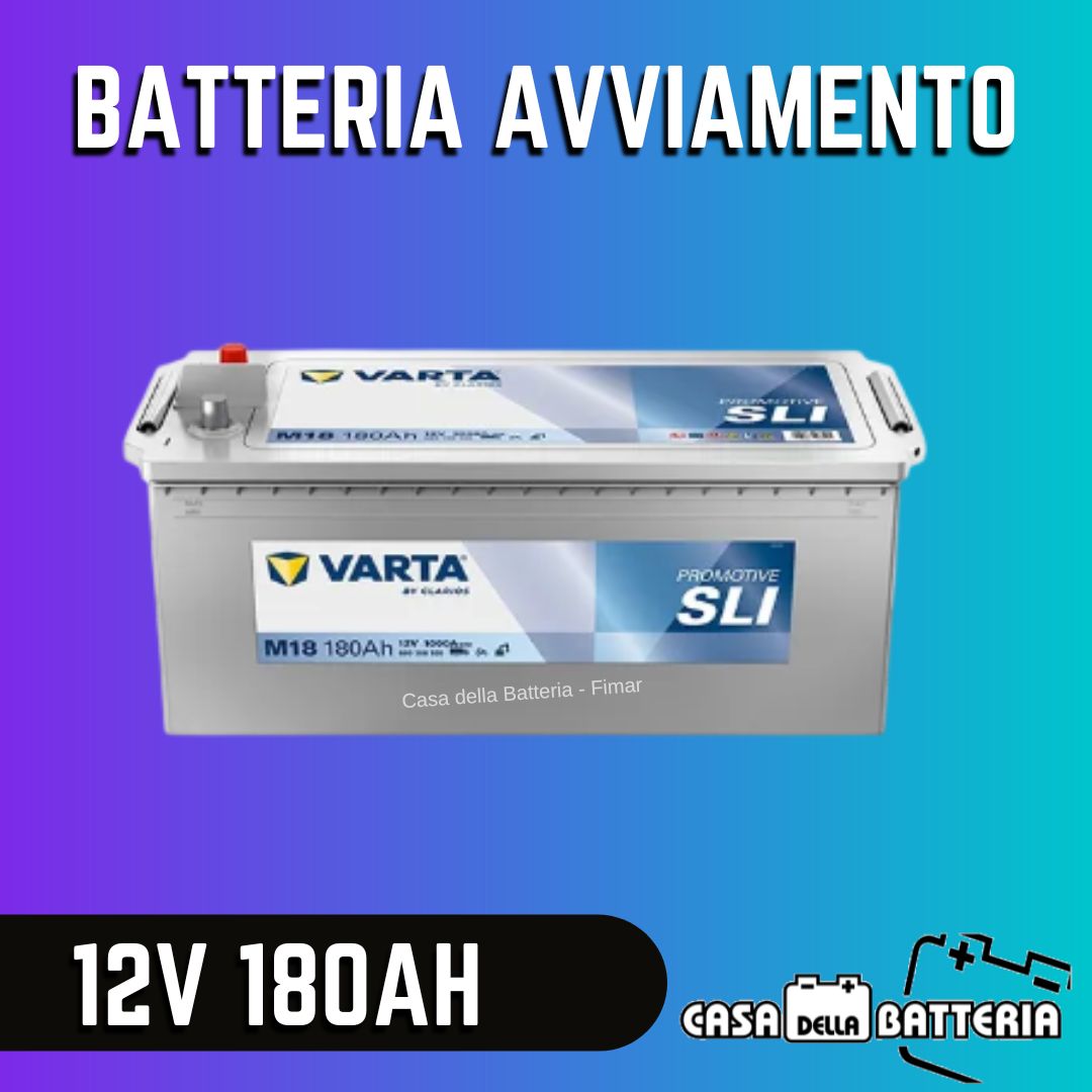 Batteria avviamento 180AH SX Varta Super Heavy Duty