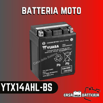 Batteria avviamento YTX14AHL-BS Yuasa