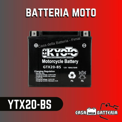 Batteria avviamento YTX20-BS Kyoto